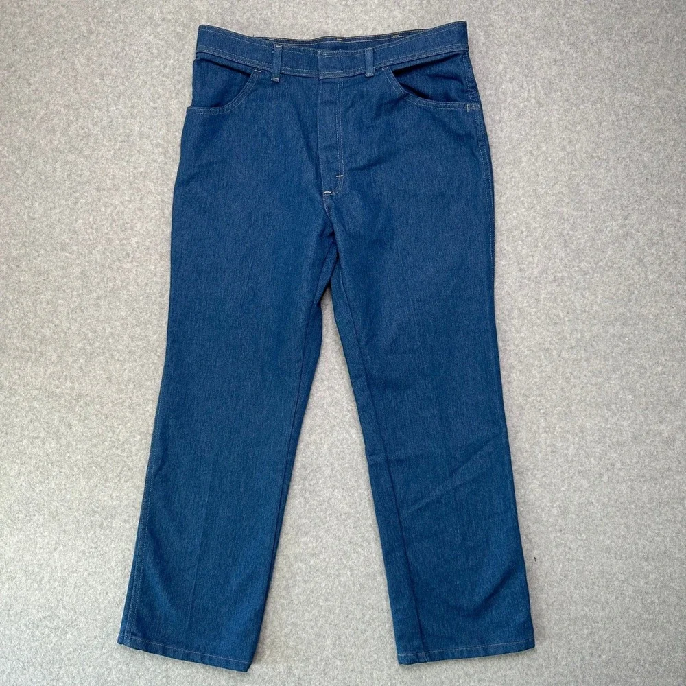 Wrangler Men's 36x30 Regular Fit Blue Jeans Y2K Classic Straight‎ Leg Denim NWOT